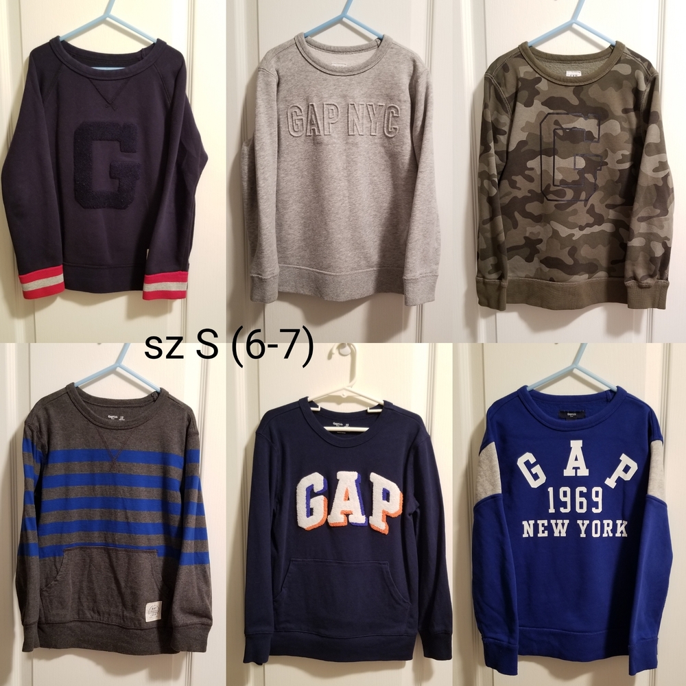 GAP Kids Sweater Collection - Navy, Gray, Camo